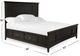 Magnussen Home® Westley Falls Graphite King Panel Bed with Storage Rails-2