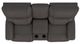 La-Z-Boy® Trouper Walnut Leather Power Reclining Loveseat with Console and Headrest-4