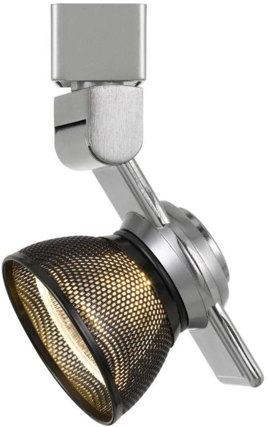 Cal® Lighting & Accessories Black/Brushed Steel Track Light-1