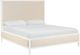 Bassett® Furniture Willow Timeless White Queen Upholstered Panel Bed-0