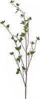 D&W Silks Artificial Real Touch Cherry Leaves Branch 52"-0