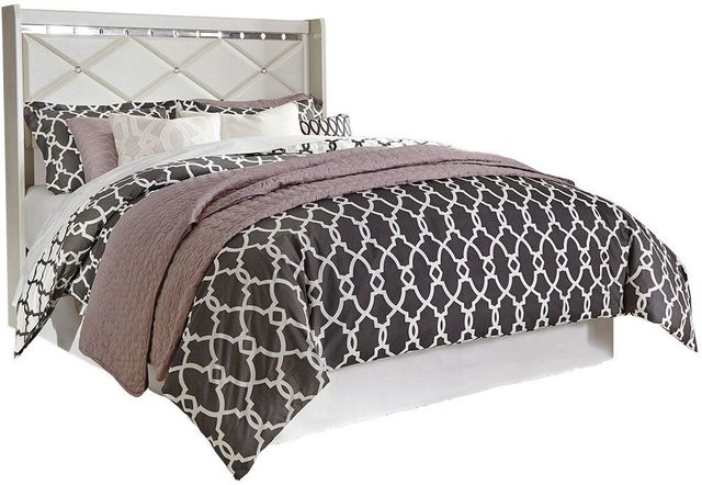 Signature Design by Ashley® Dreamur Champagne Queen Panel Headboard-1