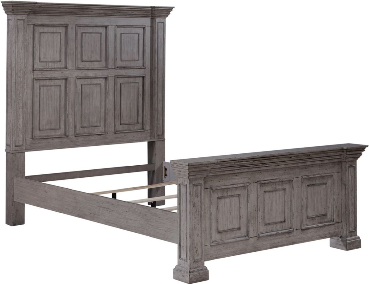 Liberty Furniture Graystone Queen Panel Bed | T.H. Perkins