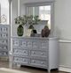 Furniture of America® Castlile 4-Piece Gray Twin Bedroom Set-2