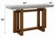 ACME Furniture Keven Gray Sofa Table with Walnut Base-2