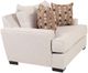Michael Nicholas Designs Renegade Laren Stone Chair and a Half with Pillows-3