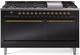 Ilve® Nostalgie II Series 60" Glossy Black Pro Style Dual Fuel Range-0