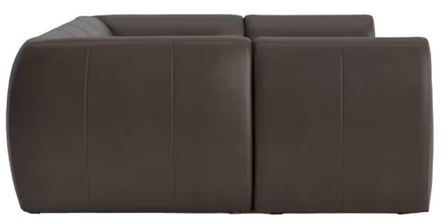Bassett® Furniture Customizable Clyde 6-Piece Leather Modular U-Shaped Sectional-2