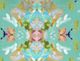 Laura Park Designs Stained Glass Turquoise King Sham-1