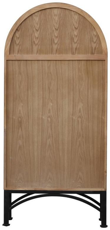 Nest Home Collections Victoria Antique Natural Wine Cabinet-3