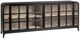 Classic Home Maison Loft Black 4-Door Cabinet-0