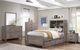 Mazin Furniture Woodrow Brownish Gray Twin Bookcase Bed-3