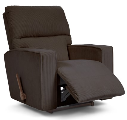 La-Z-Boy® Maddox Chocolate Manual Rocking Recliner | Merit