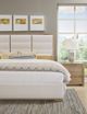 LM Co Home By Vaughan-Bassett Crafted Oak by Ben & Erin Napier Bleached White Queen Upholstered Panel Bed-3