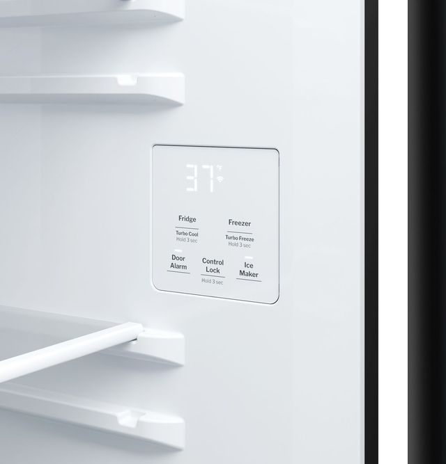 GE® ENERGY STAR® 36" 23.6 Cu. Ft. Black Counter Depth Side-by-Side Refrigerator with Extra Tall Dispenser and In-Door Icemaker-4
