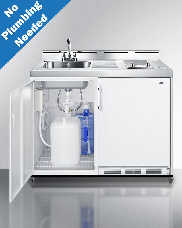Summit® 48" White All-In-One Kitchenette-4