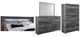 Signature Design by Ashley® Baystorm 4-Piece Gray King Panel Headboard Bedroom Set-0