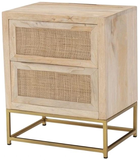 Powell® Raphael Natural 2-Drawer Cabinet-3