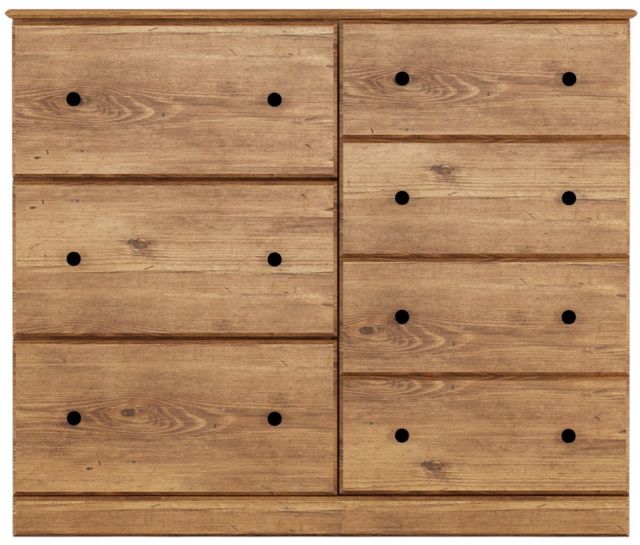 Perdue Woodworks 12,000 Essential Brown 48" 7-Drawer Chest-1