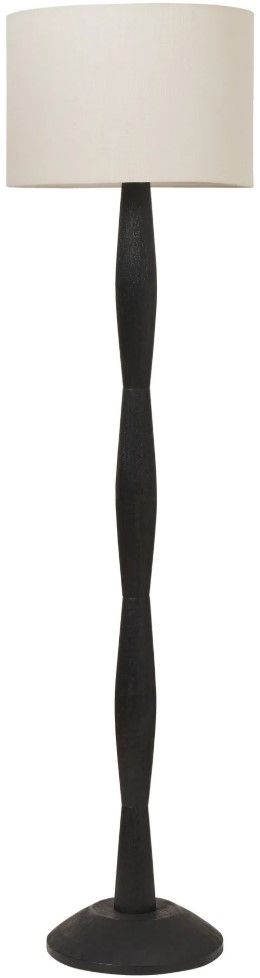 Renwil® Francine Matte Black Floor Lamp-0
