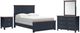 Signature Design by Ashley® Landocken 4-Piece Blue/Brown Full Bedroom Set-0