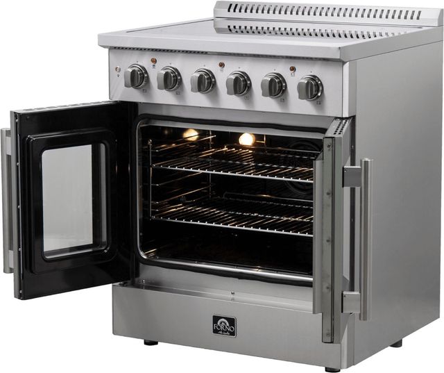 FORNO® Galiano 30" Stainless Steel Pro Style Electric Range-3