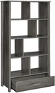 Coaster® Dylan Weathered Grey Bookcase-2