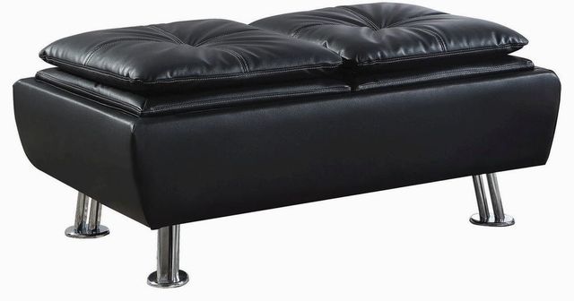 Coaster® Storage Ottoman With Removable Trays-0