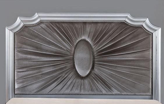 Furniture of America® Aalok Warm Gray California King Bed-3