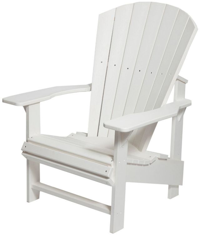 C.R. Plastic Generation Line White Upright Adirondack-1