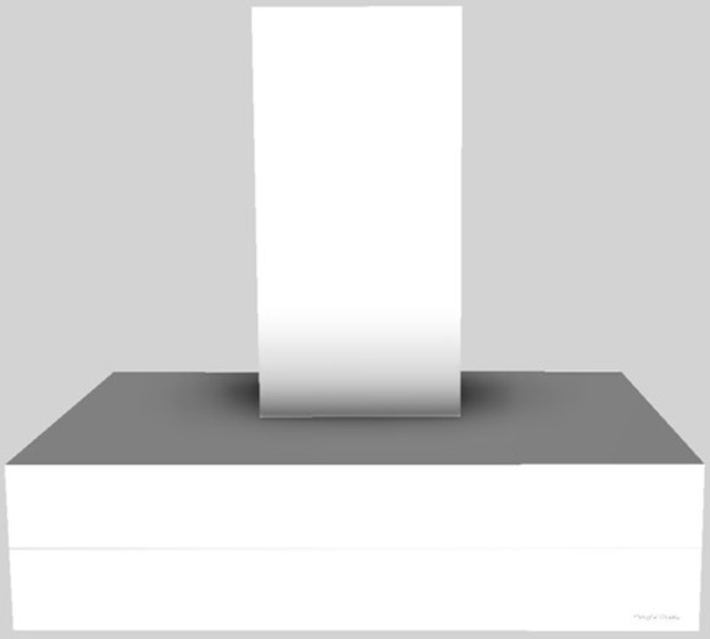 Vent-A-Hood® 36" White Contemporary Wall Mounted Range Hood