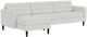 EQ3 Customizable Reverie 2-Piece Sectional Apartment Sofa with Left Hand Facing Grand Chaise-0