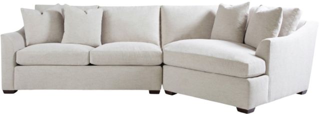 Huntington House Pure 2-Piece Curved Right-Arm Facing Sectional and Cuddle Chaise-0