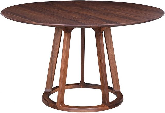 Moe's Home Collection Aldo Walnut Round Dining Table-0