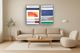 Classy Living 2-Piece Geometric Color Harmony Diptych Wall Art Set-1