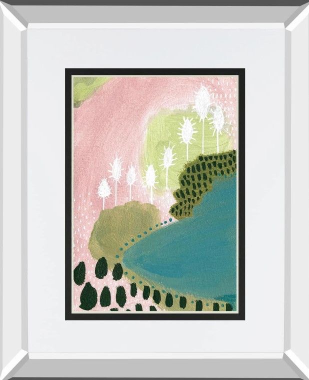 Classy Art Abundance I By Lynn Mack Mirror Framed Wall Art-1