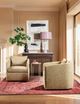 Hooker® Furniture Melange Joie De Vivre Red Spot Table with Gold Base-1