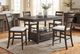Bernards Bellamy Lane 5-Piece Beige/Brown Counter Dining Table Set-1