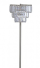 Furniture of America® Meg Chrome Floor Lamp-1