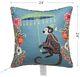 Stylecraft Dann Foley Lifestyle Blue/Brown Designer Throw Pillow-1