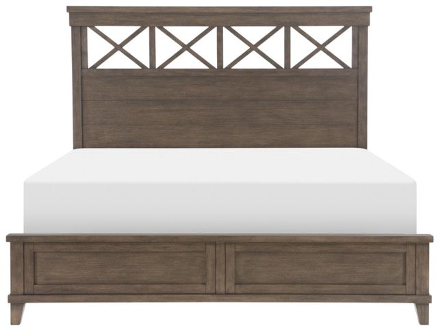 Legacy Classic XXX'S and OOO's Cocoa King Panel Bed-1