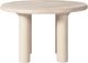 TOV Furniture Barbara Cream Textured 47" Indoor/Outdoor Round Dining Table-3