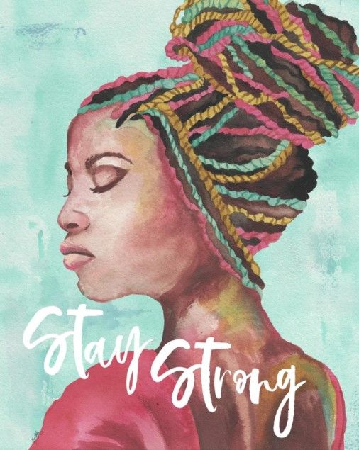 Classy Art Stay Strong by Elizabeth Medley Wall Art-0