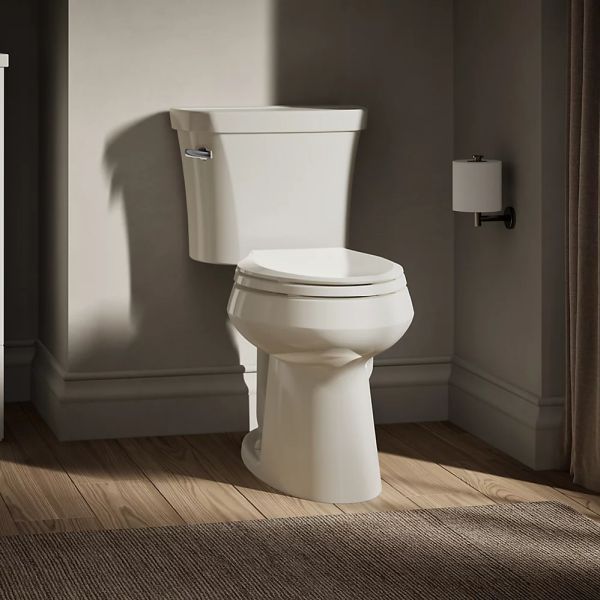 KOHLER® Highline® Biscuit 2-Piece 31" Chair-Height Elongated Toilet, 1.28 Gpf-2
