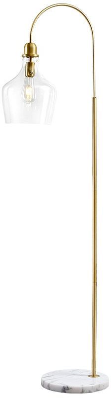 Olliix by Hampton Hill Gold Auburn Floor Lamp-1