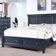 Furniture of America® Manzanillo 4-Piece Slate Blue Queen Bedroom Set-1