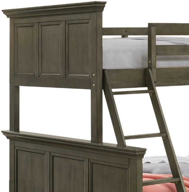 Intercon San Mateo Gray Youth Twin/Full Bunk Bed-0