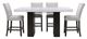 Steve Silver Co. Artemis 5-Piece Black/Gray/White Counter Height Dining Set-0
