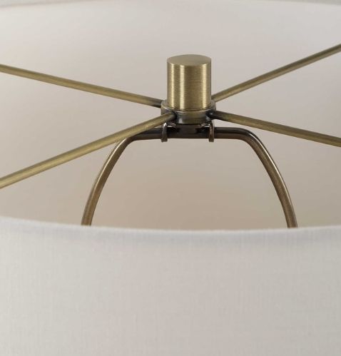 Uttermost® Cortado Brass Travertine Table Lamp-3