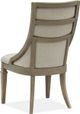 Magnussen Home® Lancaster 2-Piece Dovetail Grey Dining Arm Chair Set with Upholstered Seat and Back-3